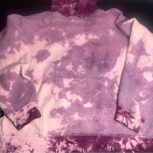 BNWT CIVIL REGIME CRANBERRY MARBLE WASH MEDIUM MENS UNISEX TIE DYE HOODIE - Picture 8 of 16